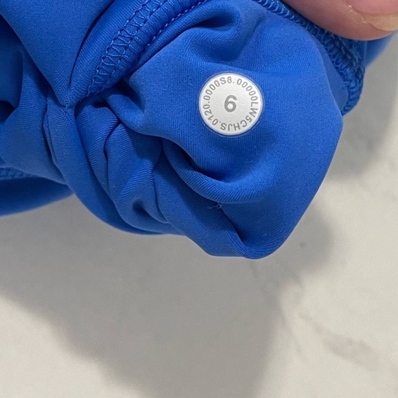 Lululemon Free To Speed High Rise Wild Bluebell Leggings Size 6 - Picture 7 of 8